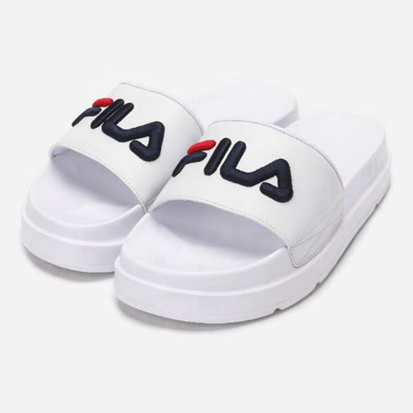 Chinelos Fila Homem Branco - Fila Drifter Jacked Up Outlet Portugal,MHWF-61480